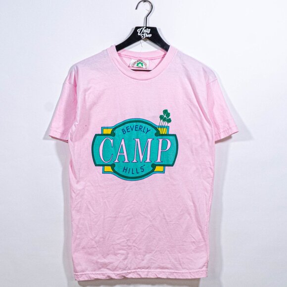Camp Beverly Hills T-Shirt One Size VTG 80s 90s Preppy Streetwear